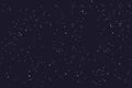 Starry sky, stars, space background, texture. Royalty Free Stock Photo