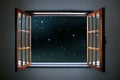 Starry Window Royalty Free Stock Photo