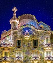 Stars above Casa Batllo Royalty Free Stock Photo
