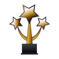 Stars award icon image, colorful design