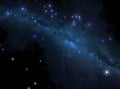 Stars background with milky way Royalty Free Stock Photo