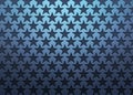 Stars blued steel grid texture