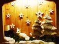 Stars and Christmas scenario