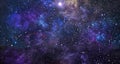 Stars and deep space in the sky. Galactic and nebula view. Elements of this iamge furnished by NASA