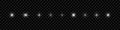 Stars. Glowing light effect. Stars with glare light. Realistic white Star, isolated on transparent background. Vector illustration Royalty Free Stock Photo