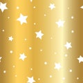 Stars gold background cartoon glitter white Royalty Free Stock Photo
