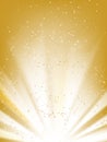 Stars golden background Royalty Free Stock Photo