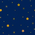 Stars ilustrations vector simple seamless Royalty Free Stock Photo