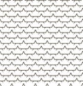 Stars line fence seamless pattern.