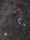 Stars and Nebulae in the Orion Constellation Royalty Free Stock Photo