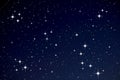 Stars in the night sky Royalty Free Stock Photo