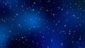 Abstract Twinkle Stars in Blue Background Royalty Free Stock Photo