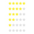 5 stars rating. Consumer rating. Review. Feedback. Vector icon for web Royalty Free Stock Photo