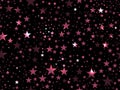 Stars seamless pattern. Magic star pattern. Outer space. Vector Royalty Free Stock Photo