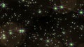 stars in sky blinks 4k