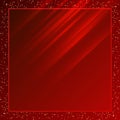 Stars and snowflakes on red golden striped background. Festive pattern great for festive or christmas themes Royalty Free Stock Photo