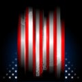 Stars and Stripes american flag, illustration Royalty Free Stock Photo