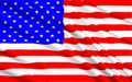 American stars and stripes flag background Royalty Free Stock Photo