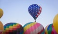 Stars and Stripes Balloon Rising First