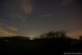 View of night sky over Southern Germany