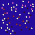 Stars tileable background Royalty Free Stock Photo