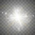 Star thousands of brilliant lights. Royalty Free Stock Photo