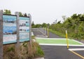 The start of the bike path from Captree State Park to Jones Beach