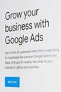 Start business with google ads Royalty Free Stock Photo
