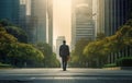 Start, Competition Concept. Low Section of Businessman Steps into Start Line on Running Track and Moving Forward to New Royalty Free Stock Photo