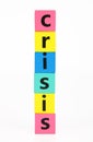 Crisis concept. Royalty Free Stock Photo