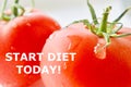 Start diet today quote super quality abstract business picture