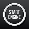 Start engine button for vehicle ignition