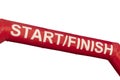 Start Finish Line Banner Royalty Free Stock Photo