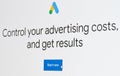 Start google ads Royalty Free Stock Photo
