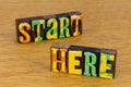 Start here begin beginning again new education career success