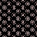 Start here button seamless pattern isolated on black background Royalty Free Stock Photo