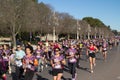 Start of a 10k Run for Women in Valencia, Spain