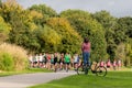 The start of Knowsley parkrun, 11th September 2021