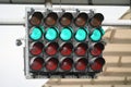 Start Lights in Racing Circuit Royalty Free Stock Photo