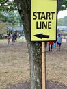 Start Line Sign Royalty Free Stock Photo