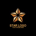 start logo design modern concept art orange