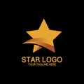 start logo design modern concept art orange