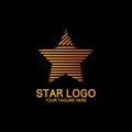 start logo design modern concept art orange