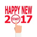 Start new year 2017 idea.
