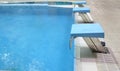 Start place in pool Royalty Free Stock Photo