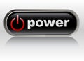 Start - power button, vector Royalty Free Stock Photo