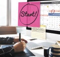 Start Ready Begining First Launch Concept Royalty Free Stock Photo