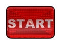 Start red button or headlight Royalty Free Stock Photo