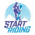 Start riding emblem