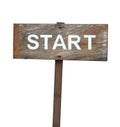 Start sign Royalty Free Stock Photo